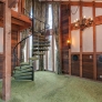 70s-green-shag-spiral-staircase