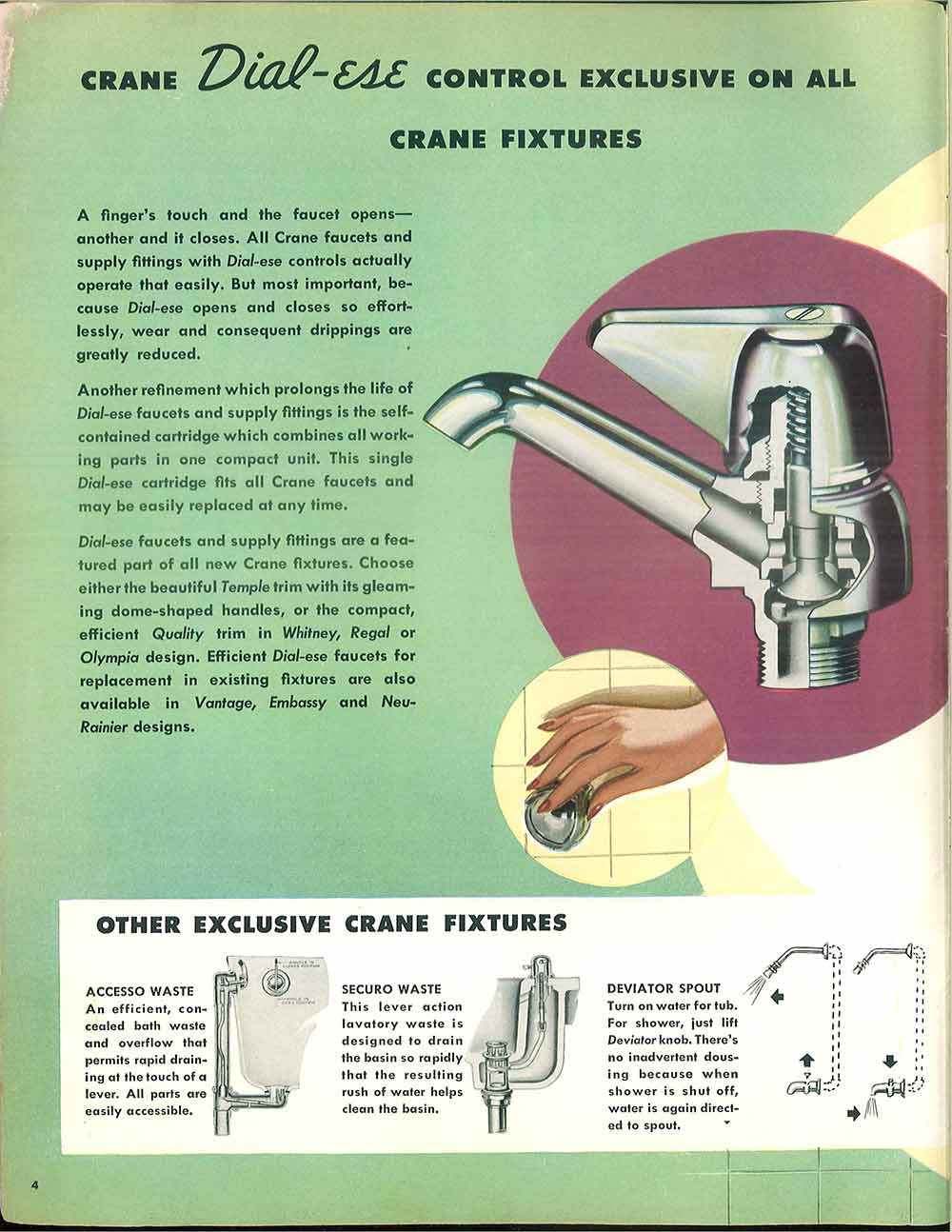 24 Pages Of Vintage Bathroom Design Ideas From Crane 1949