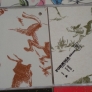 vintage formica france horses hounds