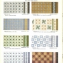 ceramic floor tiles in vintage patterns