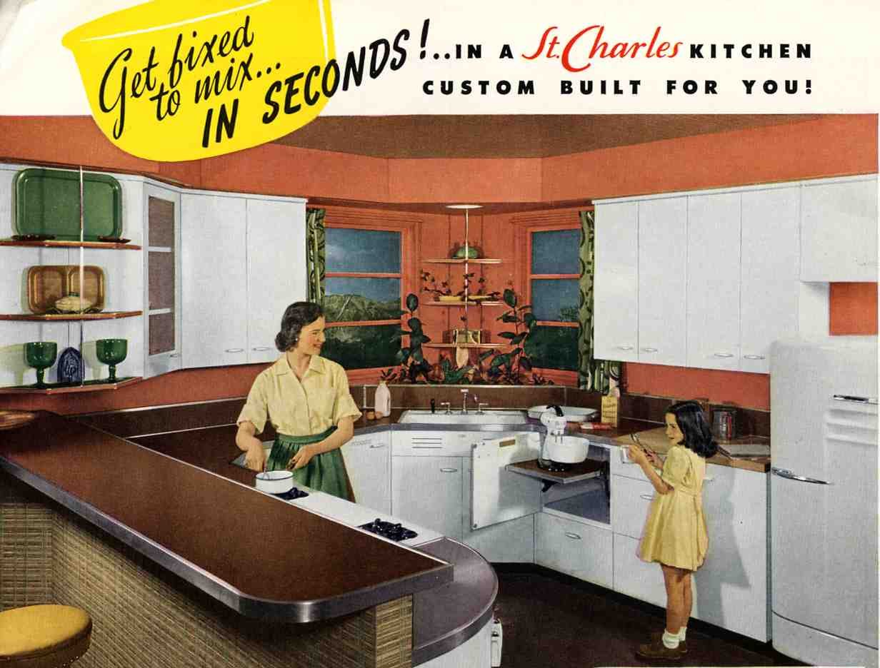 1948 Was A Very Good Year Awesome Retro Kitchens And Cary Grant S