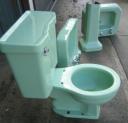 1954 retro green toilet