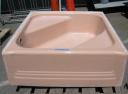 vintage pink tub from omega salvage