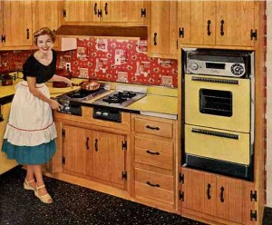 vintage caloric oven and stove top