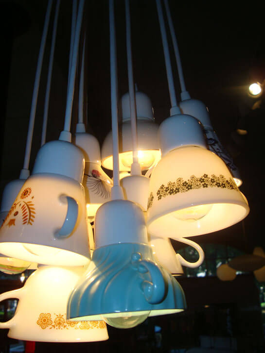 teacup chandelier