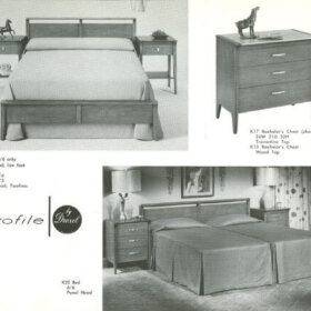 drexel profile bedroom set furniture