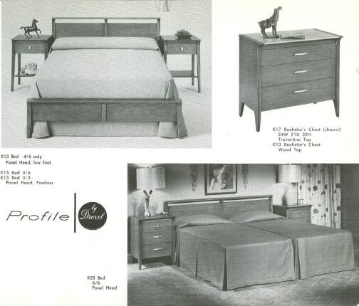History Of The Drexel Profile Line, Drexel Heritage Twin Bed