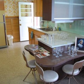 1960s kitchen with dinette