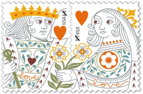 king-and-queen-of-hearts-stamp