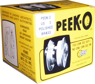 peek-o peekhole packaging