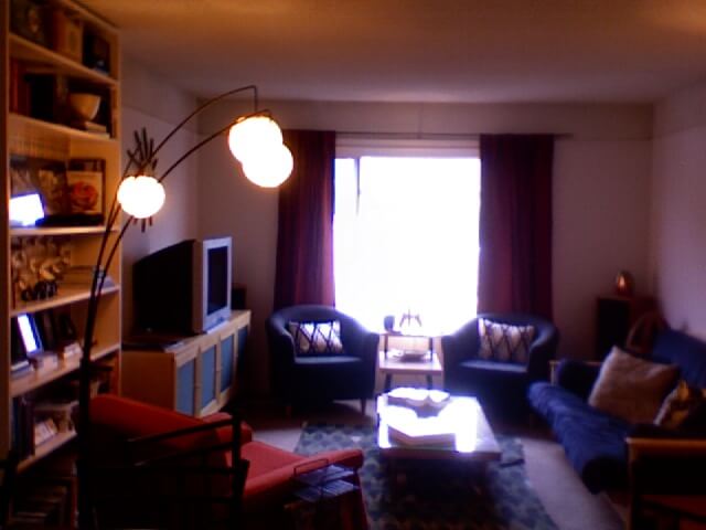 view to living room