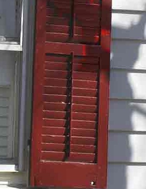 window shutters with tilt rod