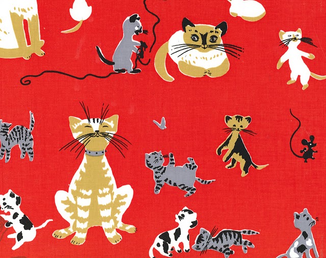 tammis keefe cats in red
