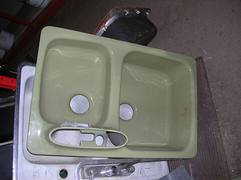 avocado kitchen sink