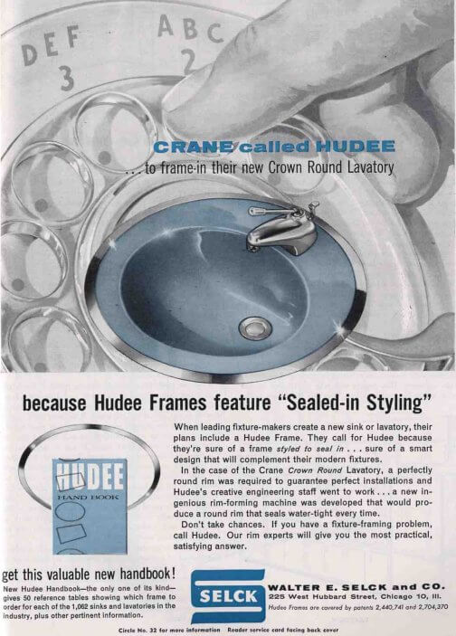 1958 ad for hudee rings