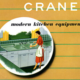 catalog of 1953 crane kitchen cabinets