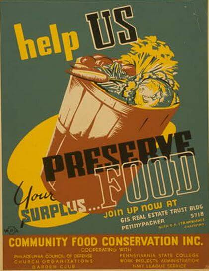 WPA canning poster