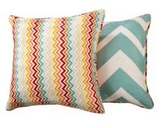 zig zag pillows were popular - like these missoni for target