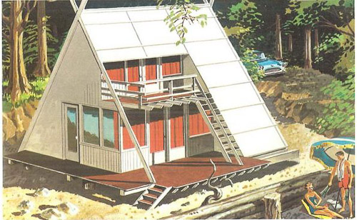 A frame cottage