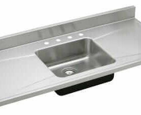 Elkay Lustertone stainless steel sink top