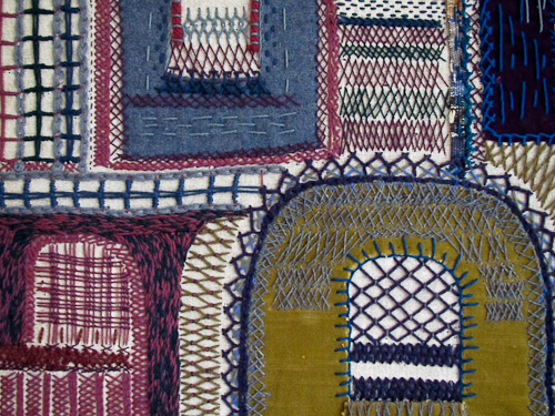 vintage textile art 1960s