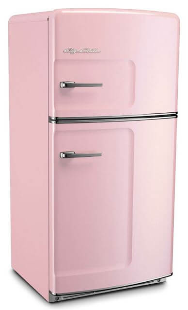 Pink Refrigerator Big Chill 