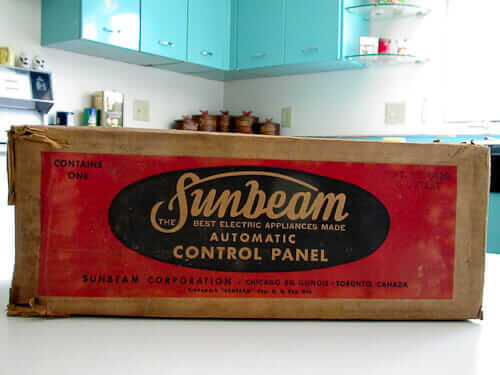pam kueber's new old stock sunbeam automatic control panel 