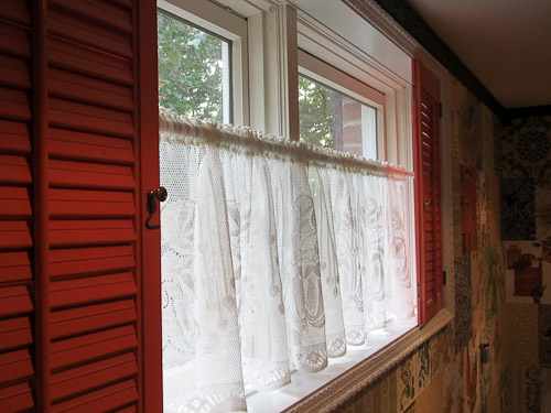 vintage window shutters