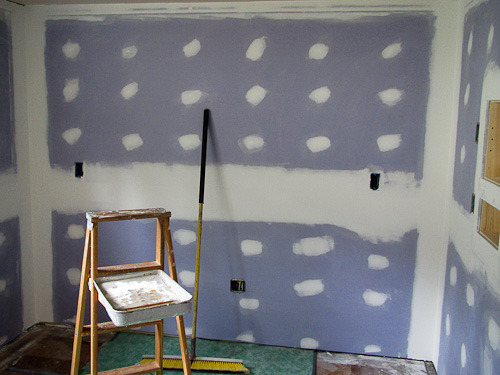 drywall before priming and sizing for wallpaper