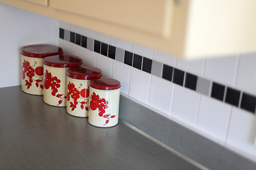 vintage kitchen canisters