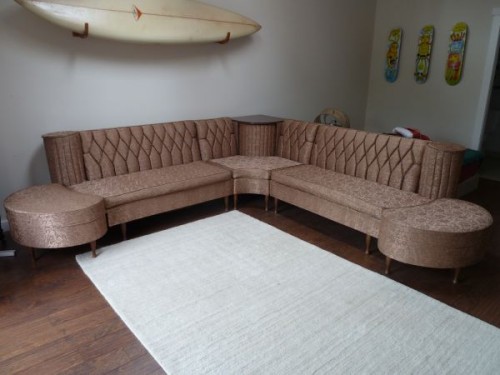 Vintage Newport Chesterfield Sectional