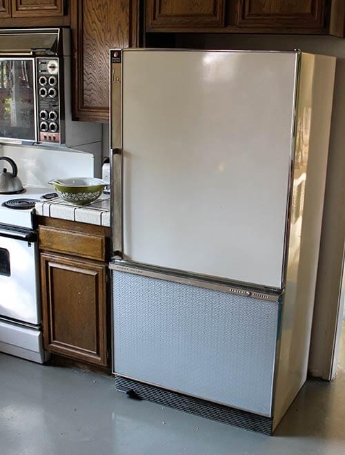 1960s GE combination refrigerator freezer