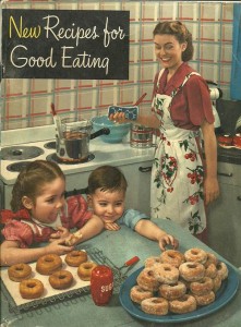 Vintage Cook book donuts
