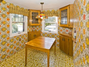 1960s kitchen in 1940 time capsule house