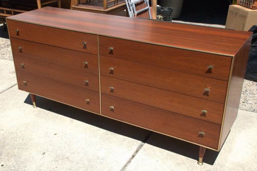 retro dresser with tapered legs