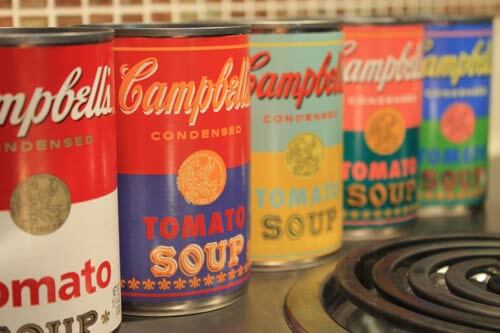 Andy Warhol 50th Anniversary Campbell's Soup Can POP ART Target 2012 Exclusive! 