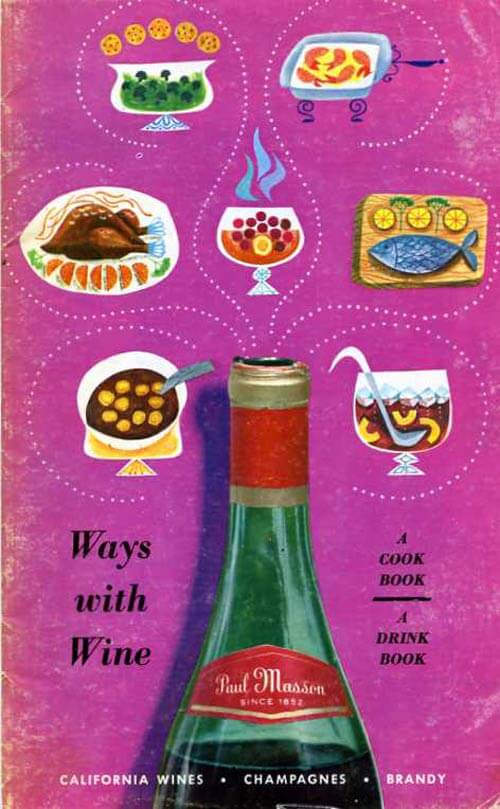 retro cookbook ways with wine