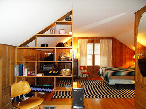 knotty-pine-bedroom-attic
