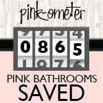pink bathrooms