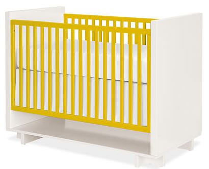 yellow crib