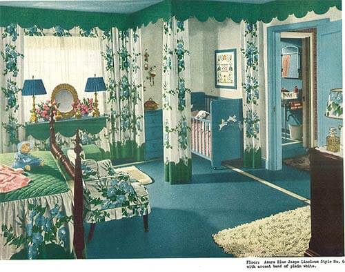 1940s decor bedroom