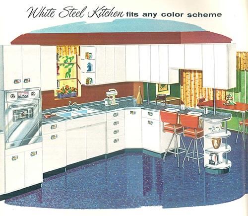 white-steel-kitchen-sears