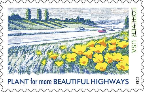 vintage-reissue-stamp-plant-for-beautiful-highways