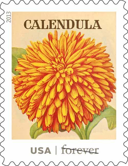 USPS-vintage-seed-packet-stamps-Calendula
