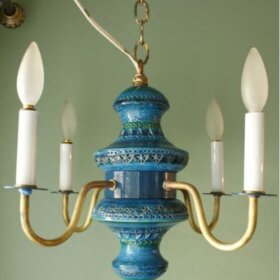 bitossi rimini blu chandelier