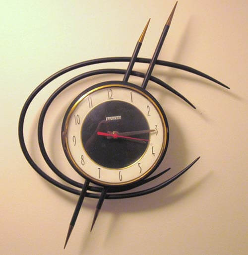 retro wall clock