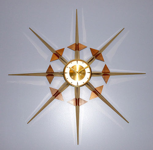mid-century-starburst-clock