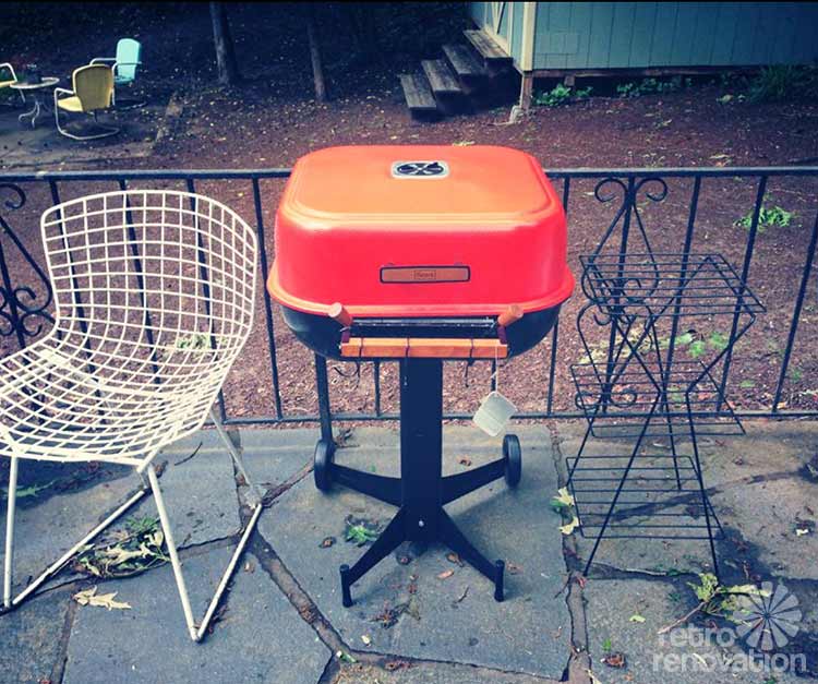 vintage Sears barbeque grill