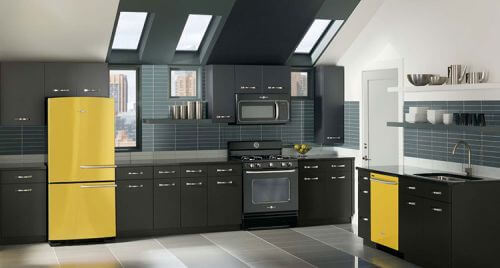 Yellow-kitchen-appliances