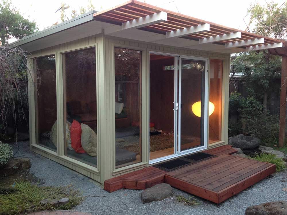 eichler shed turned into a room